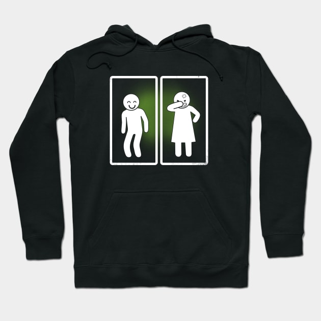 Funny Fart Gross Bathroom Toilet Humor Farting Cartoon Hoodie by BoggsNicolas